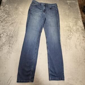 Calvin Klein Jeans Womens 12 Blue Ultimate Skinny Extra Slim Stretch Denim
